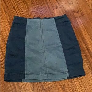 Free people two-tone skirt